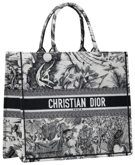 black and white dior print|Dior Black and white bag.